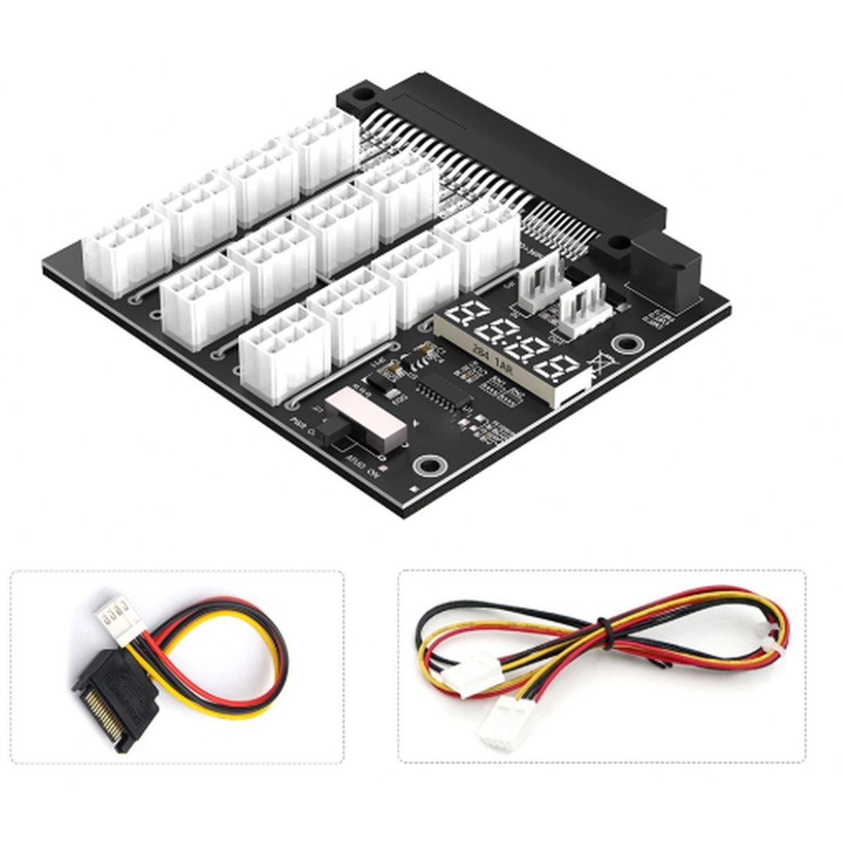 NEW FACTORY~12 Ports PCIe 6Pin - 2400W Server Psu Breakout Board review and price